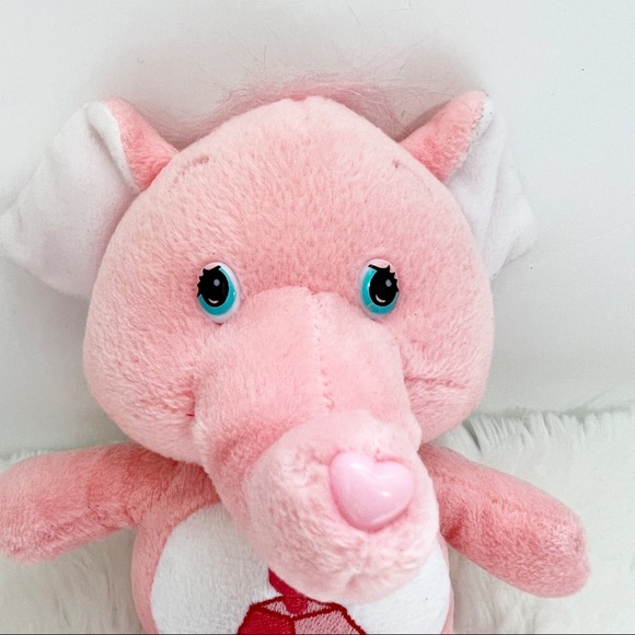CARE BEAR Cousins Lotsa Heart Elephant Plush 2004 Plush Stuffed Animal SOLD - Picture 5 of 8